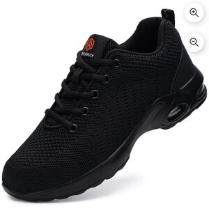 DYKHMILY Steel Toes Sneakers Sz 6.5 Womens. Anti Slip Anti Smash.